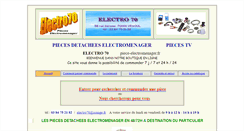 Desktop Screenshot of piece-electromenager.fr